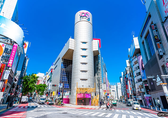 Shibuya109是东京的购物地标。