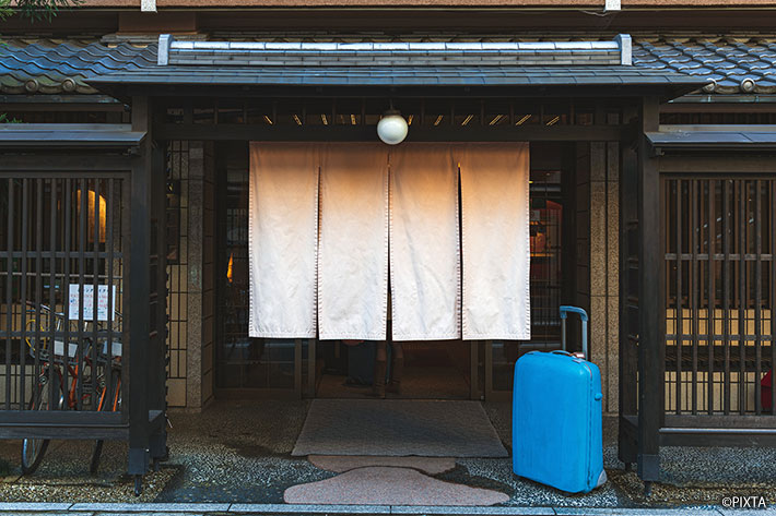 日本の伝統的家屋の写真