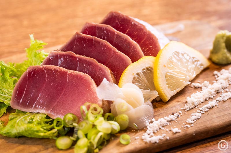 Straw-Roasted Bluefin Tuna 1,750 JPY (tax included)