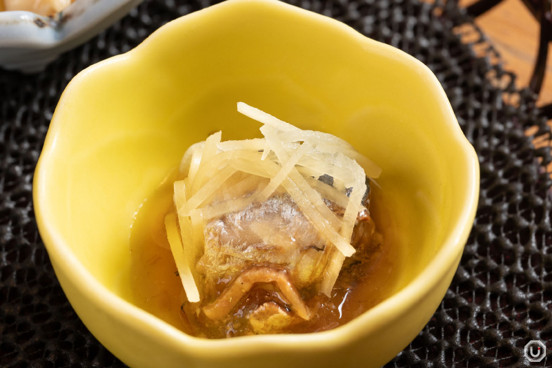 Iwashi (Sardine) Shogani (Simmered with Ginger)