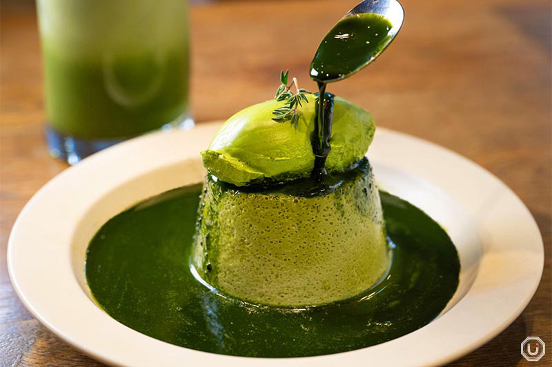 Photo of Green tea pudding