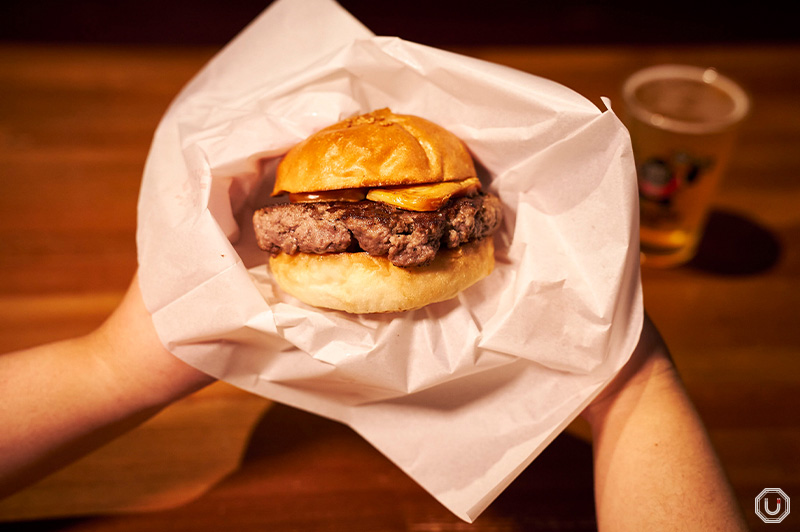 Photo of Burger with Homemade Smoke Cheese