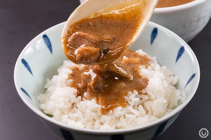 Photo of Thick tsukemen and white rice