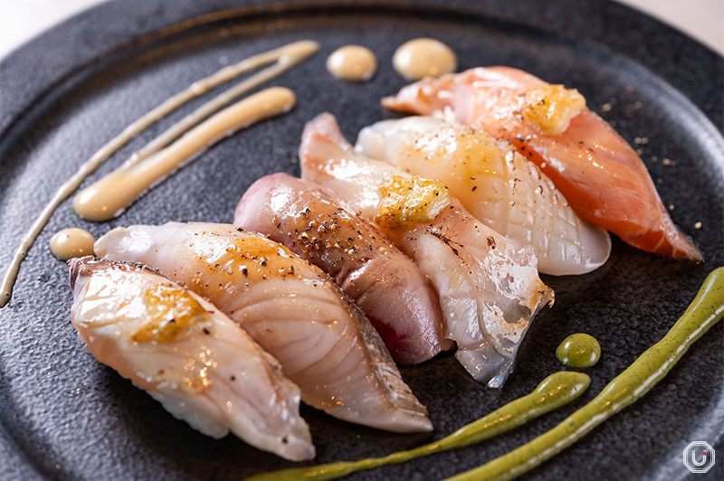 『炙り寿司6貫』の写真