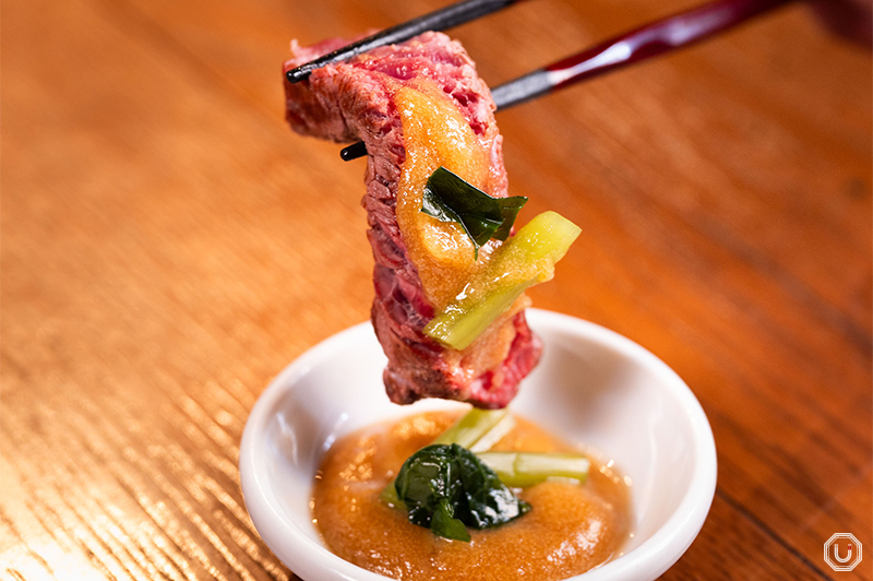 Photo of Specialty Tenderloin Steak (with Foamy Soy Sauce & Wasabi Soy Sauce Pickle)