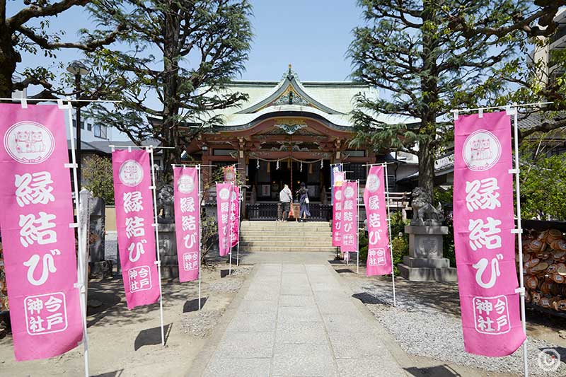 The main shrine building at Imado Shrine