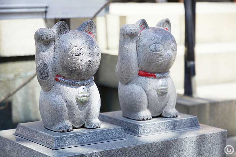 今戸神社の『石なで猫』