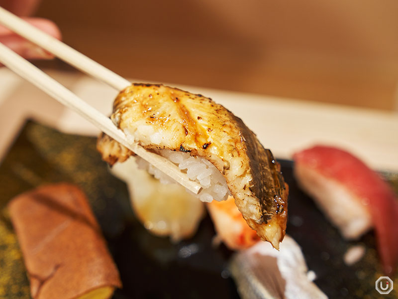 Photo of sushi at Kura Sushi in Ginza