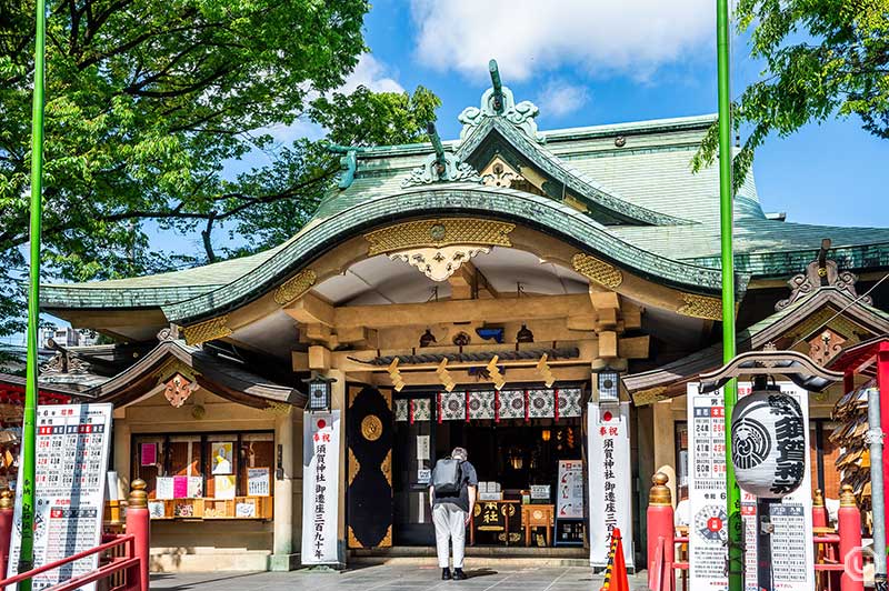 The main shrine building at Suga Shrine