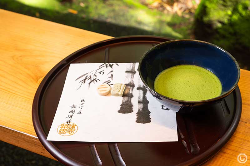 鎌倉にある報国寺の休耕庵で味わえる抹茶