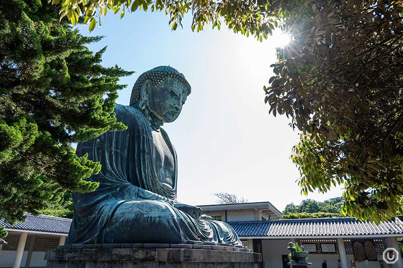 The Great Buddha of Kotoku-in Temple, famous as the Great Buddha of Kamakura