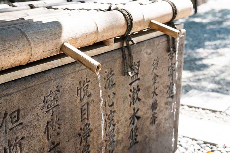 鎌倉の高徳院の手水舎