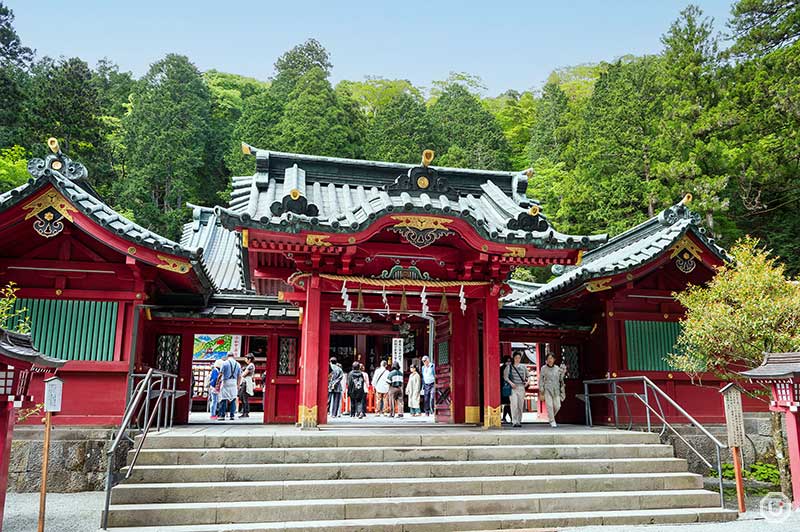 The main shrine of Hakone Shrine
