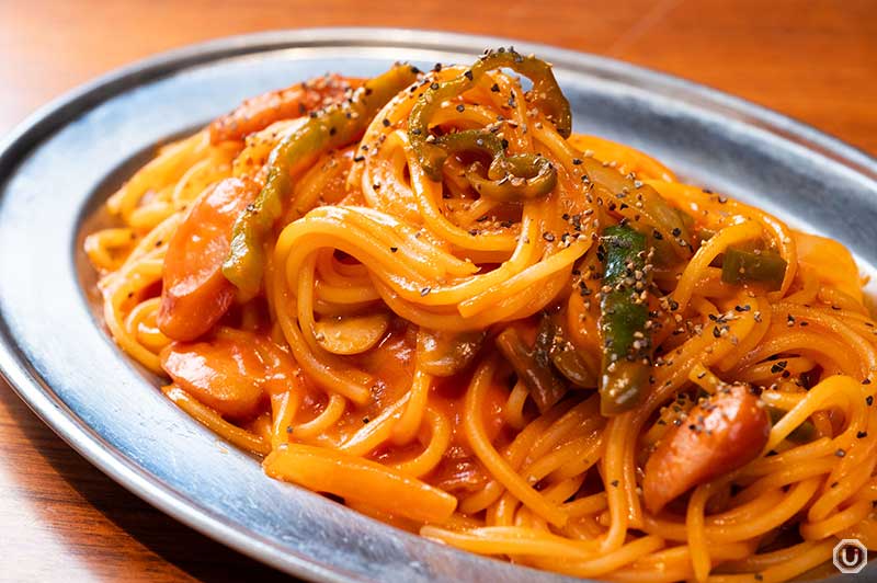 Parlour Ohashi's Ketchup base spaghetti Napoletan