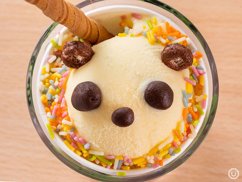 Ueno Green Salon's Panda Cup Ice Cream