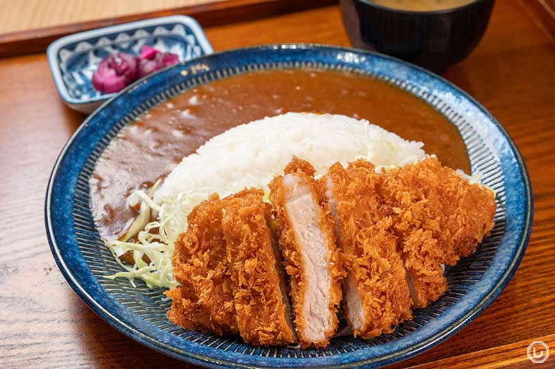 上野のとん久のかつカレー定食