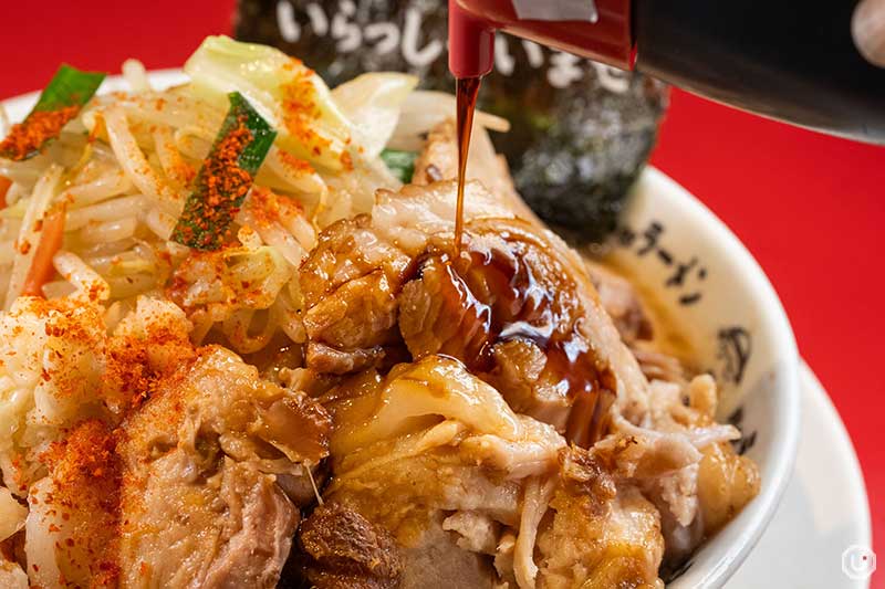 Punch sauce at Yaro Ramen in Shibuya