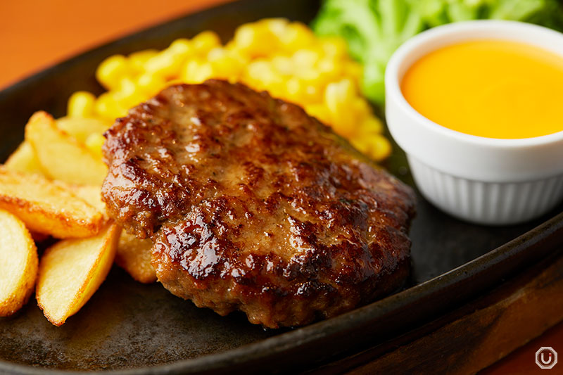 Hamburger steak at Sudacho Shokudo Akihabara UDX