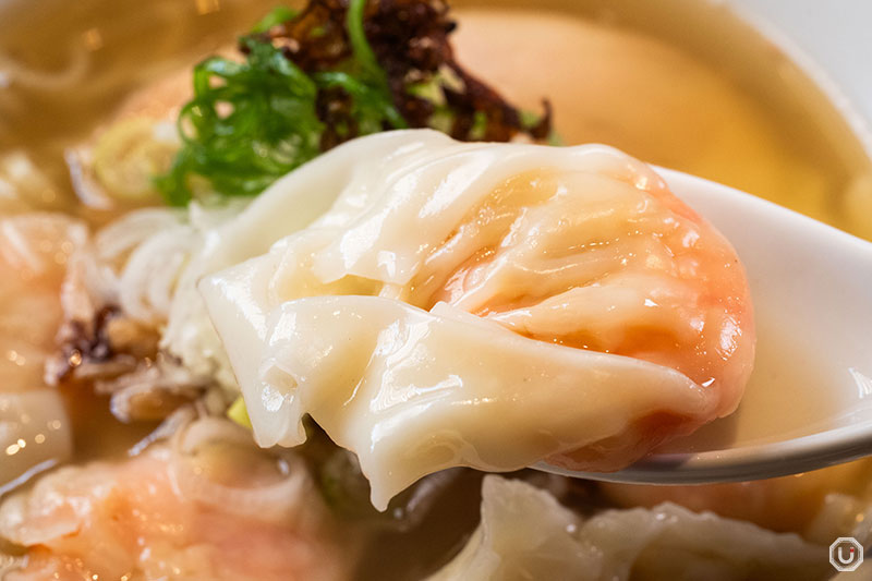 Shrimp Wonton Noodles at Ramen Honma in Akasaka