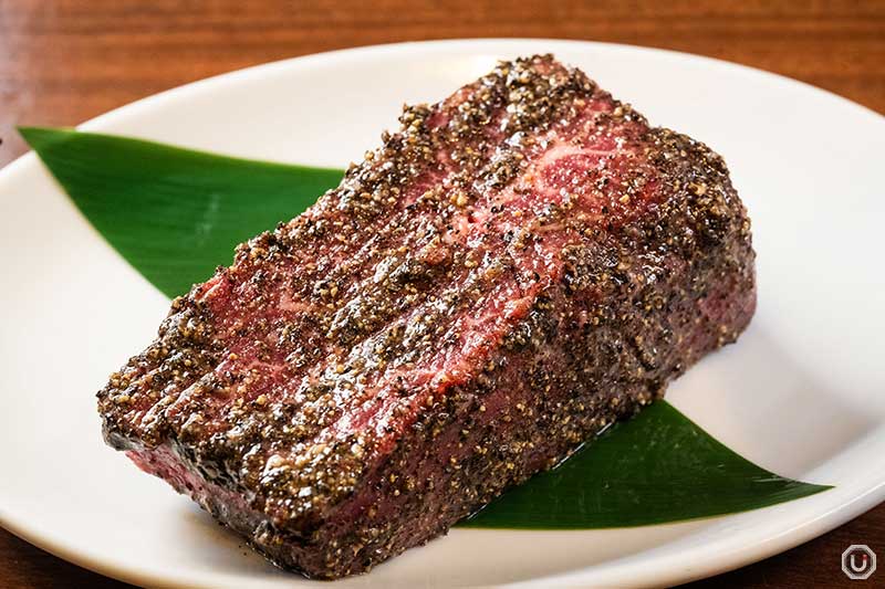 Skirt steak at Bouya Horumonkan in Ueno