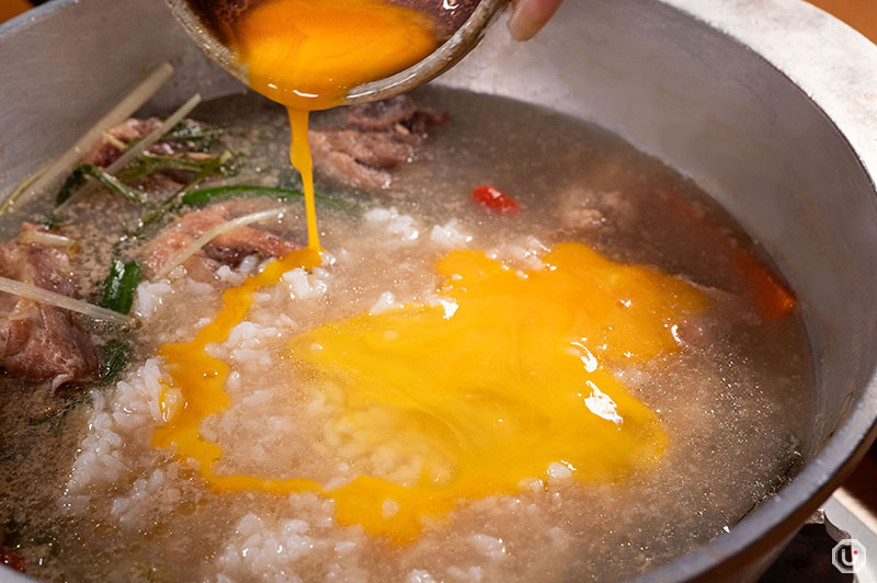 Hakata Jidori Fukuei Kumiai Japanese rice porridge in Shibuya