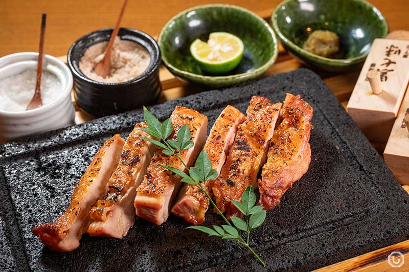 Grilled Hakata Jidori Chicken Thigh at Hakata Jidori Fukuei Kumiai Shibuya