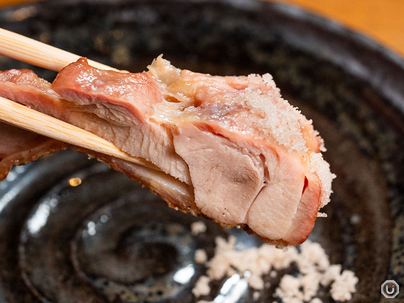 Grilled Hakata Jidori Chicken Thigh at Hakata Jidori Fukuei Kumiai Shibuya