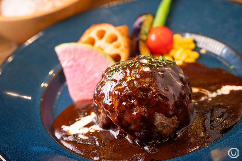 Hamburger steak at SUZU CAFE-Roppongi-