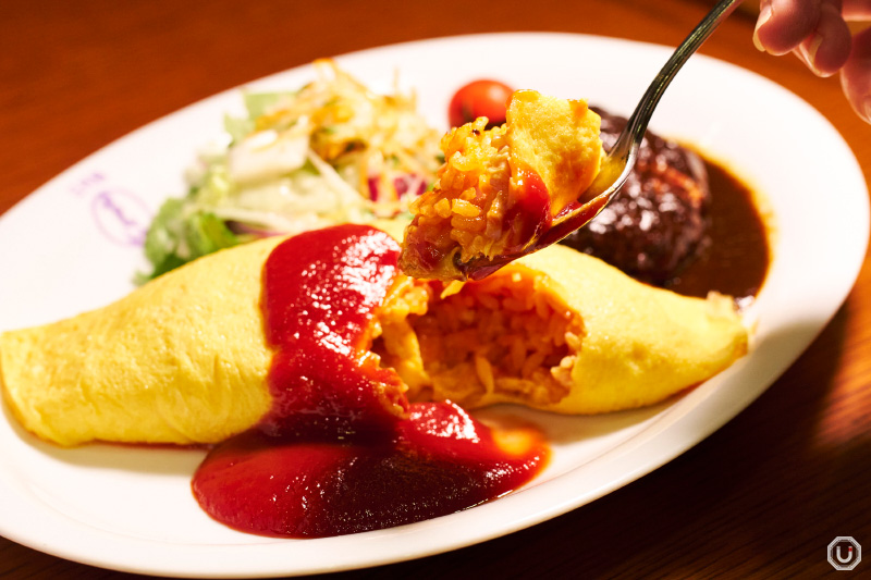 Omurice at Sandaime Taimeiken