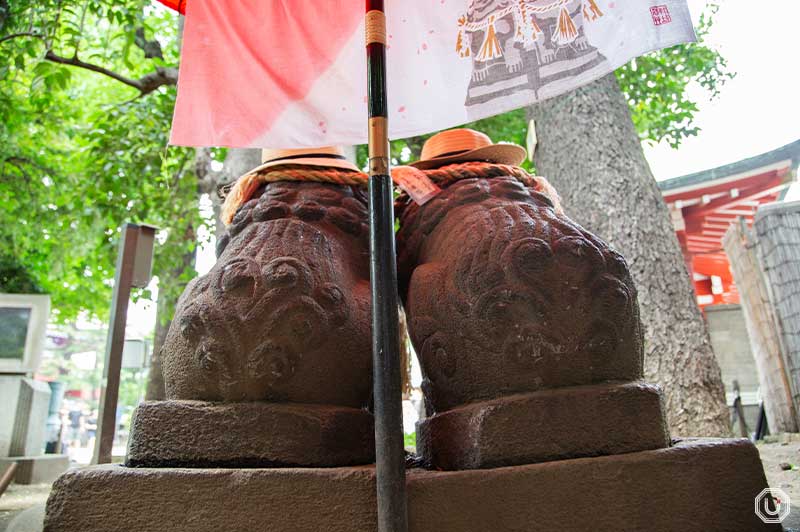 meoto komainu guardian lion-dog couple