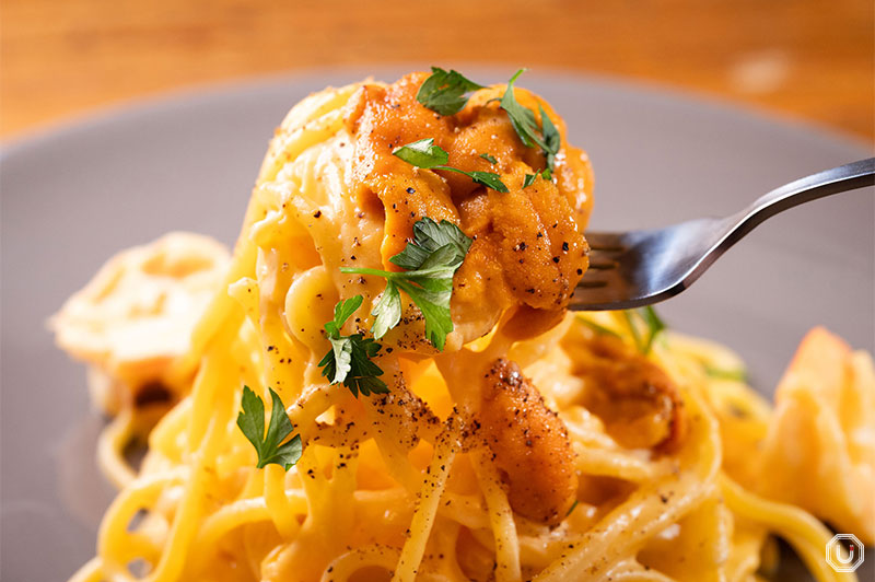 Uni pasta at #uni Seafood in Roppongi