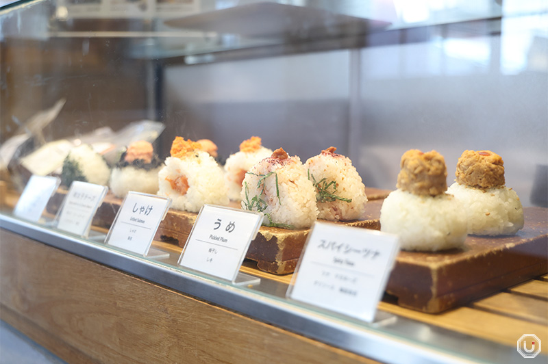 Onigiri rice balls at MISOJYU in Asakusa