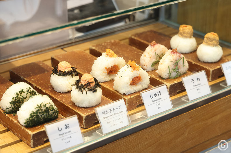 Onigiri rice balls at MISOJYU in Asakusa