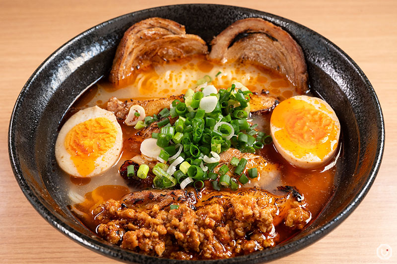 MIX Chicken and Beef（Spicy）ramen at SANKYU HALAL JAPANESE FOOD in Ueno