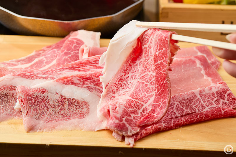 Shabu-Shabu Retasu’s Kobe beef shabu-shabu