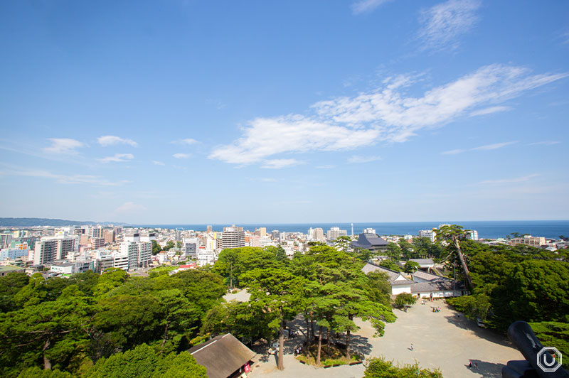 View from the castle keep