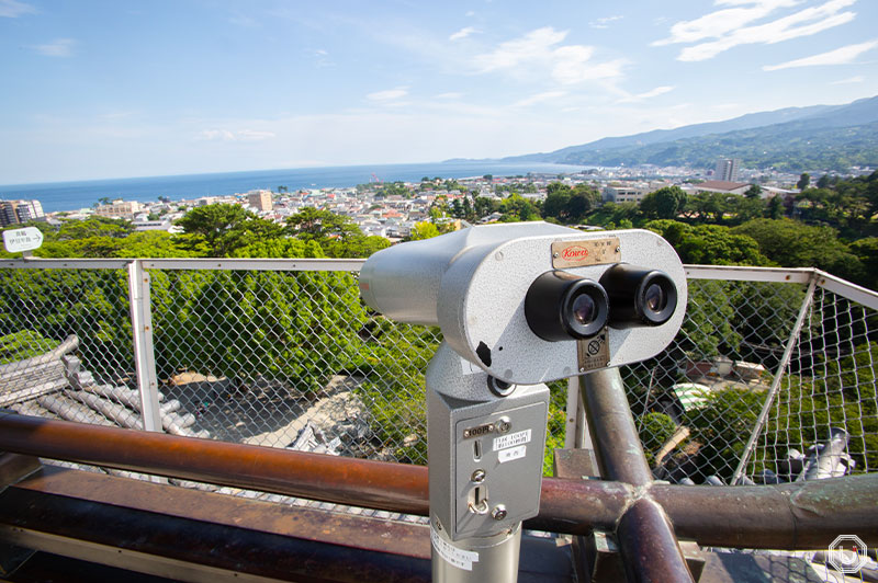 View from the castle keep