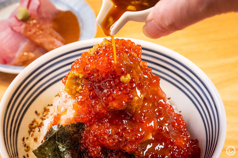 つじ半のぜいたく丼（特上）