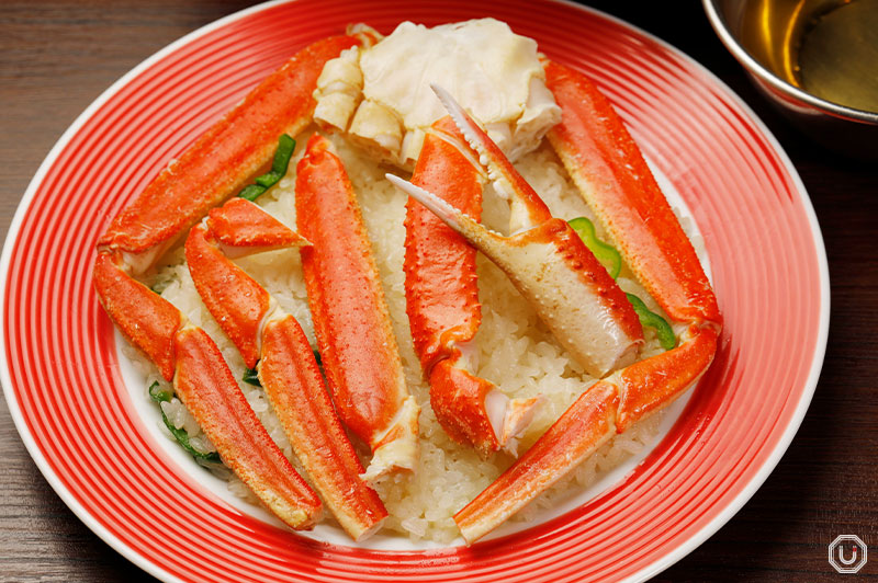 Crab pilaf at seafoods restaurant MEXICO Asakusa