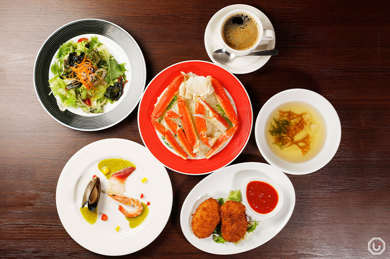 Crab cream croquette at seafoods restaurant MEXICO Asakusa