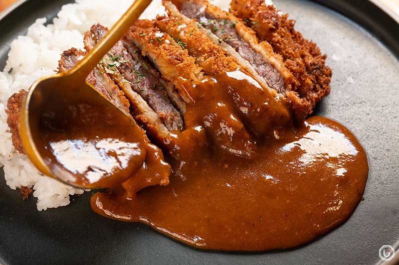 Wagyu beef katsu curry in Nagasaki Toruko Rice Shokudo in Akihabara