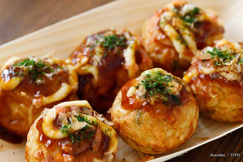 Takoyaki, famous food in Osaka