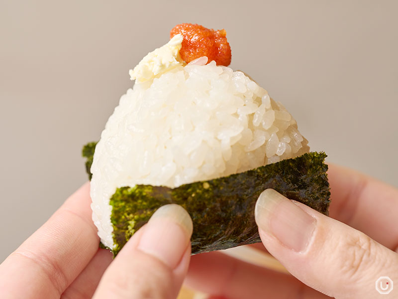 Seasoned Cod & Cream onigiri at Onigily Cafe in Nakameguro