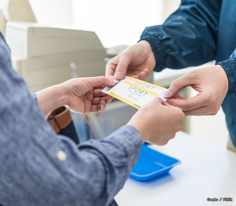 Buying tickets to a live event at a Japanese convenience store