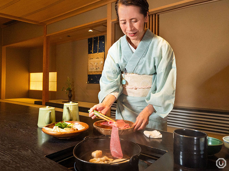 Kuroge Wagyu Sukiyaki Kaiseki at Kioichō Kichiza