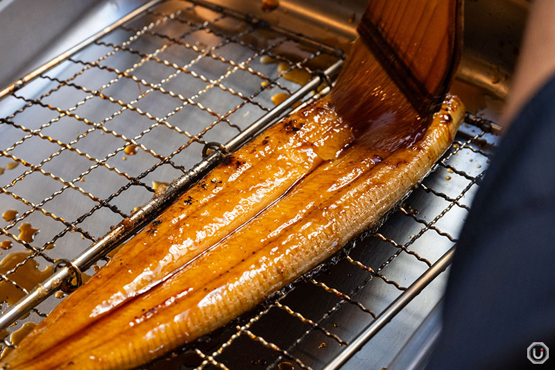 Grilled eel at Makiyaki Unagi Unagi Ginza Onodera HONTEN in Akasaka