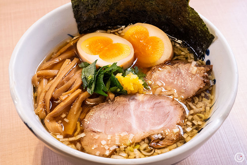 Deluxe Ramen (shoyu) at Yoroiya in Asakusa