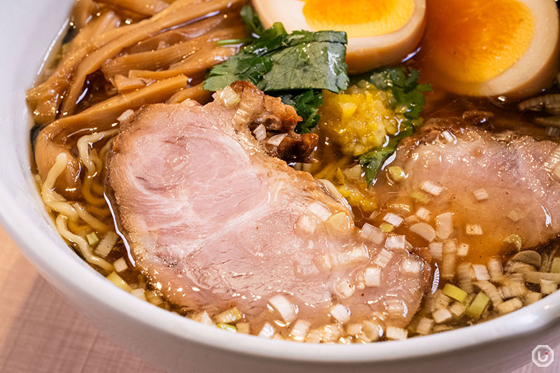 Deluxe Ramen (shoyu) at Yoroiya in Asakusa