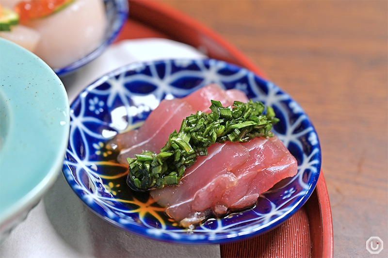 Tuna with Chive Soy Sauce