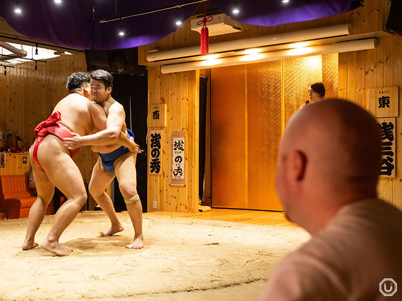 VIP seats at Asakusa Sumo Club